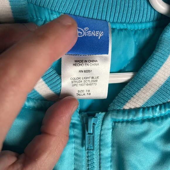 Youth Disney Frozen Bomber Jacket Size 6/7 - Picture 2 of 5